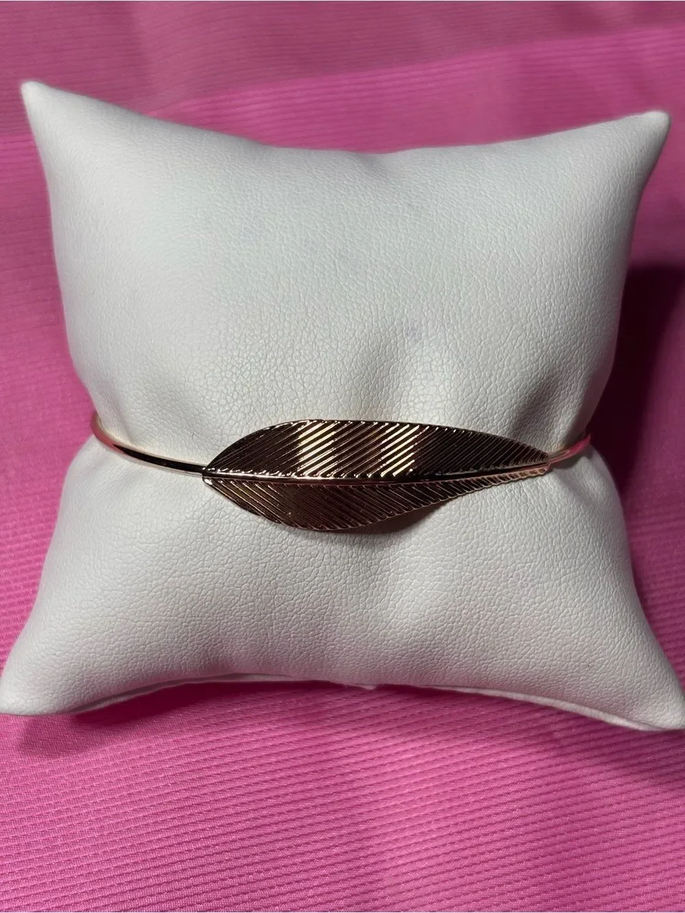 🧨⚡️💵🎲 New Gold Leaf Bangle Bracelet - Women Jewelry Adjustable